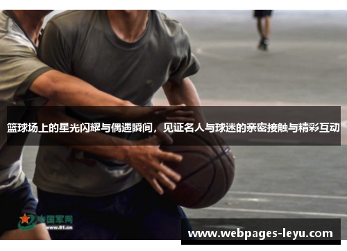 篮球场上的星光闪耀与偶遇瞬间,见证名人与球迷的亲密接触与精彩互动
